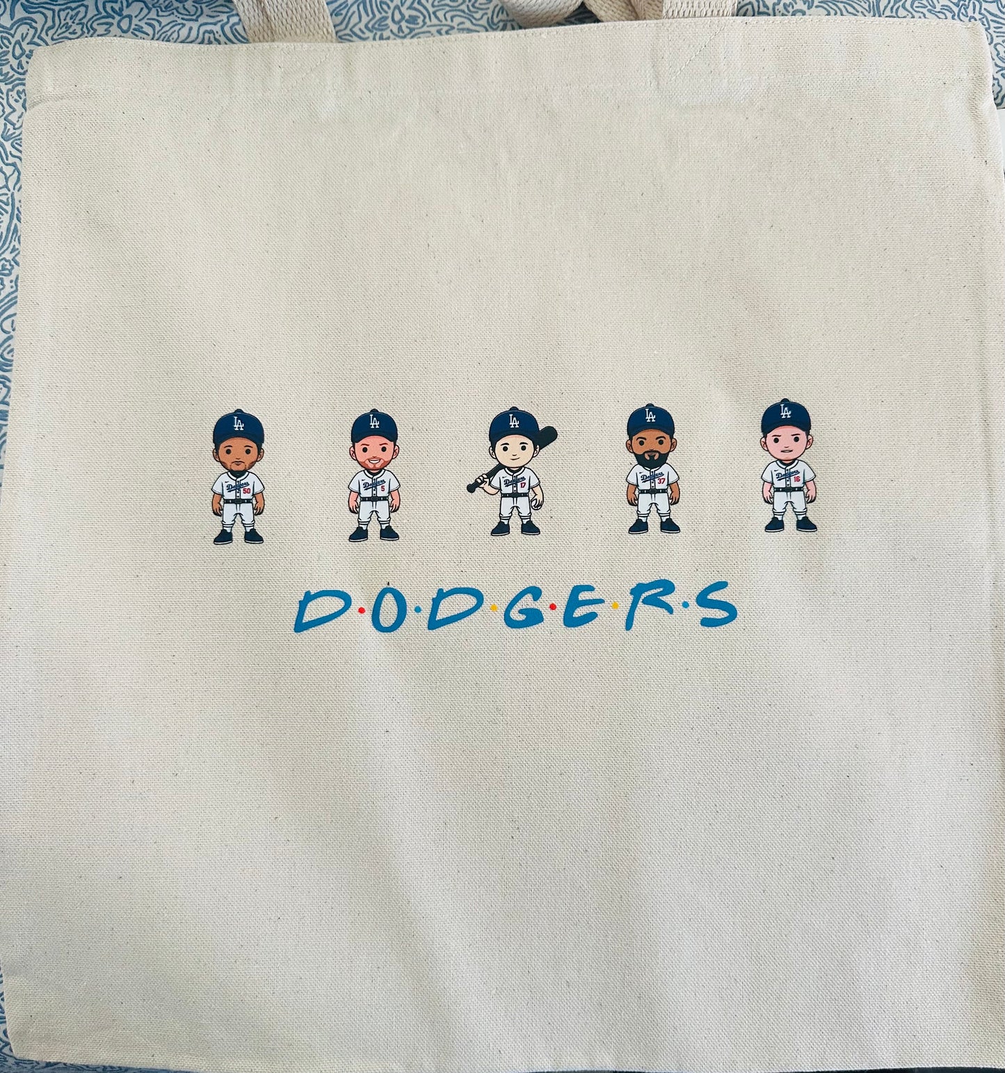 Dodgers Friends Canvas Bag