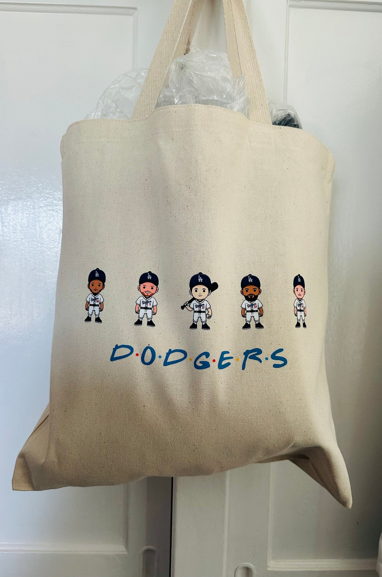 Dodgers Friends Canvas Bag