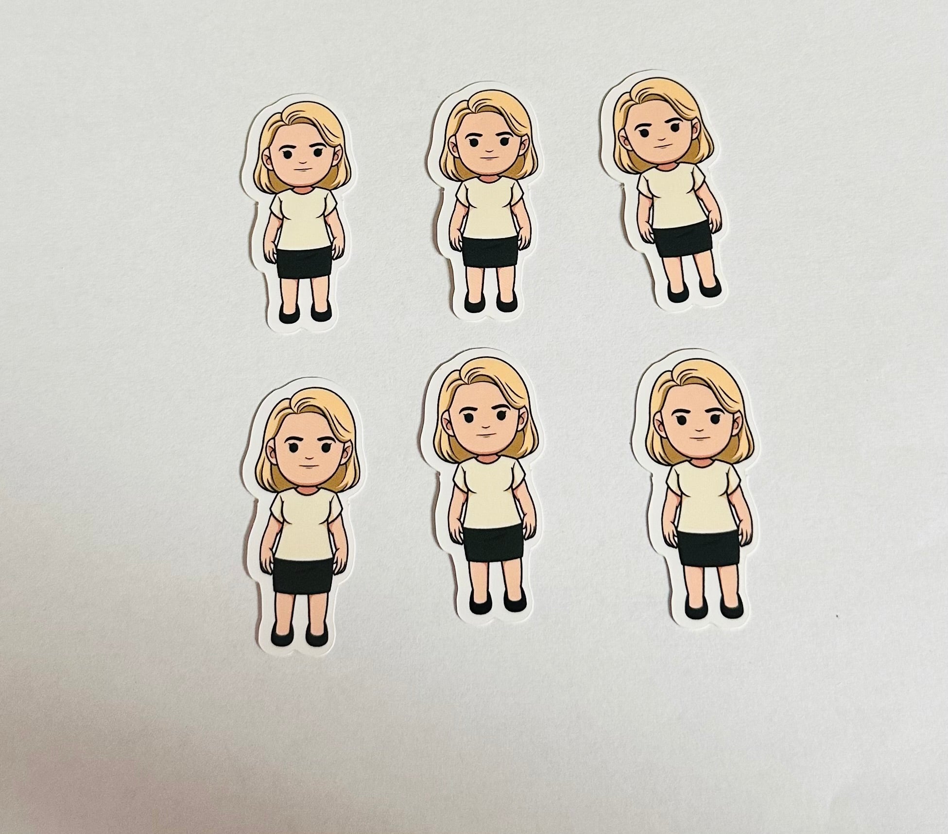 Angela Sticker Angela Martin The Office Sticker – Designsbysetsumi