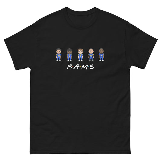 Rams Friends Shirt (Blake Corrum, Davante Adams, Matthew Stafford, Puka Nucua, and Jared Verse)